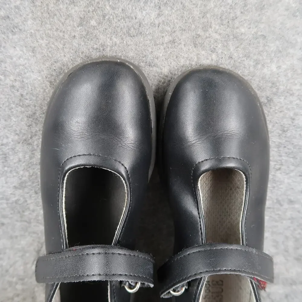 School Issue Shoes Girls 13 Mary Jane Prodigy Hook N Loop Black Uniform Dress